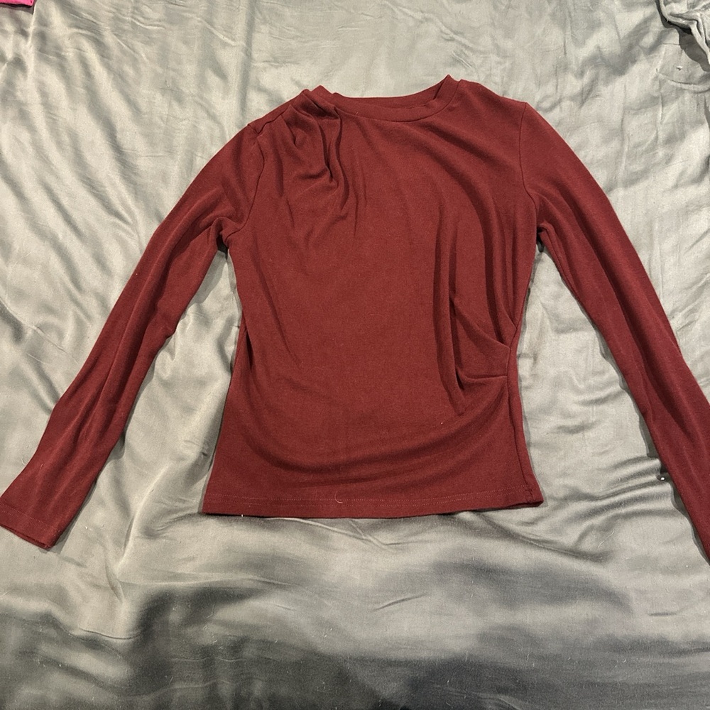 OGL Women's Long Sleeve Top - Deep Red